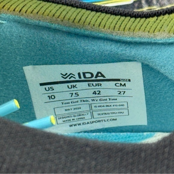 IDA Soccer Cleats Womens Size 10 Rise Elite FG/AG Sports Black White NEW - Picture 7 of 11